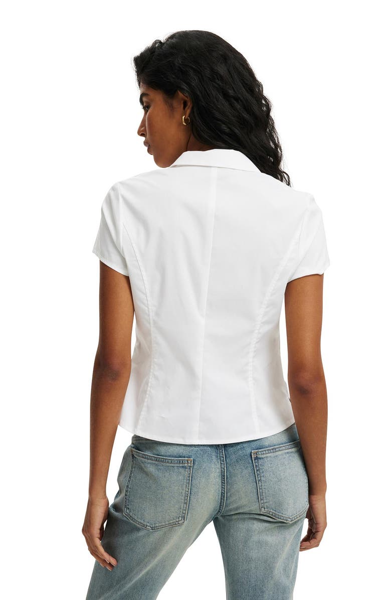 Women's Short Sleeve Fitted Shirt