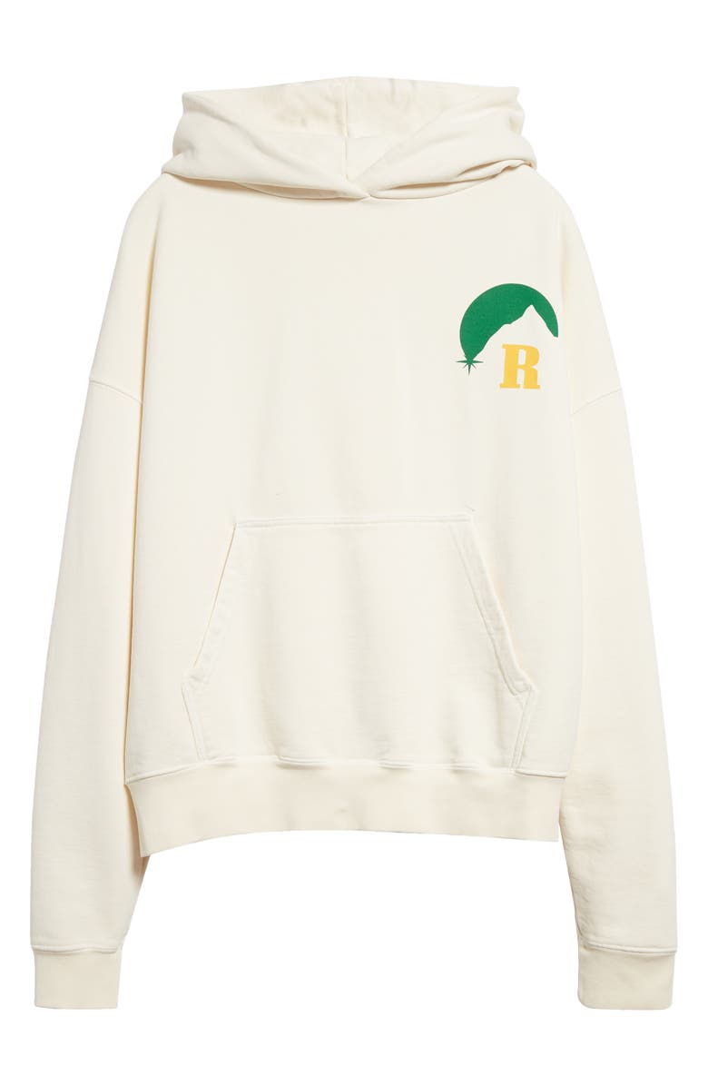 Rhude Moonlight Logo Graphic Hoodie, Alternate, color,