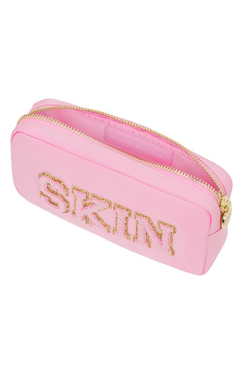 Stoney Clover Lane Skin Small Pouch In Flamingo/skin