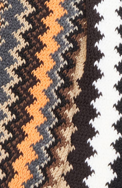 Missoni Zigzag Wool Scarf In Multi
