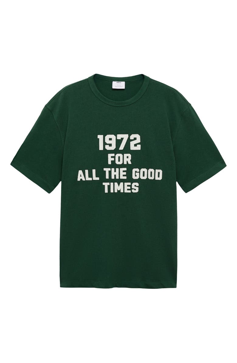 MANGO 1972 Embroidered T-Shirt, Alternate, color, 