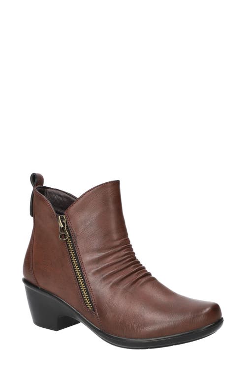 Easy Street Jeanie Bootie In Brown