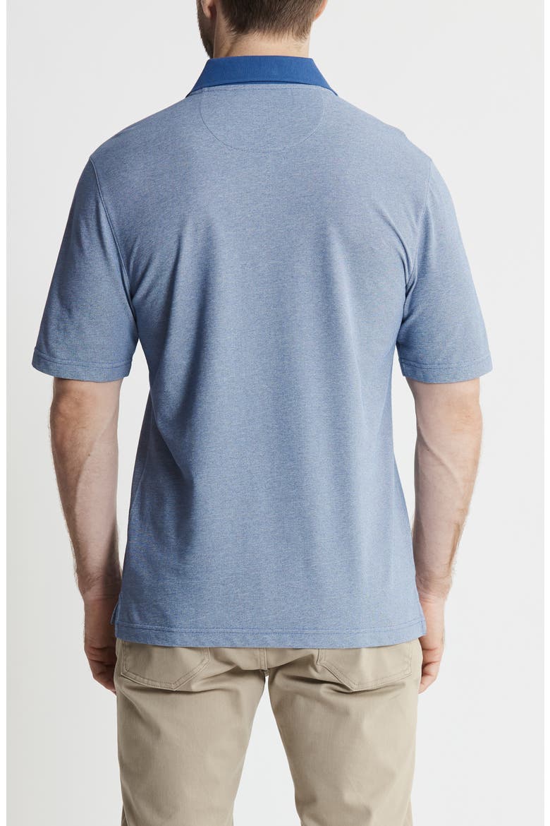 South Hampton Johnny Collar Polo, Alternate, color, BLUE