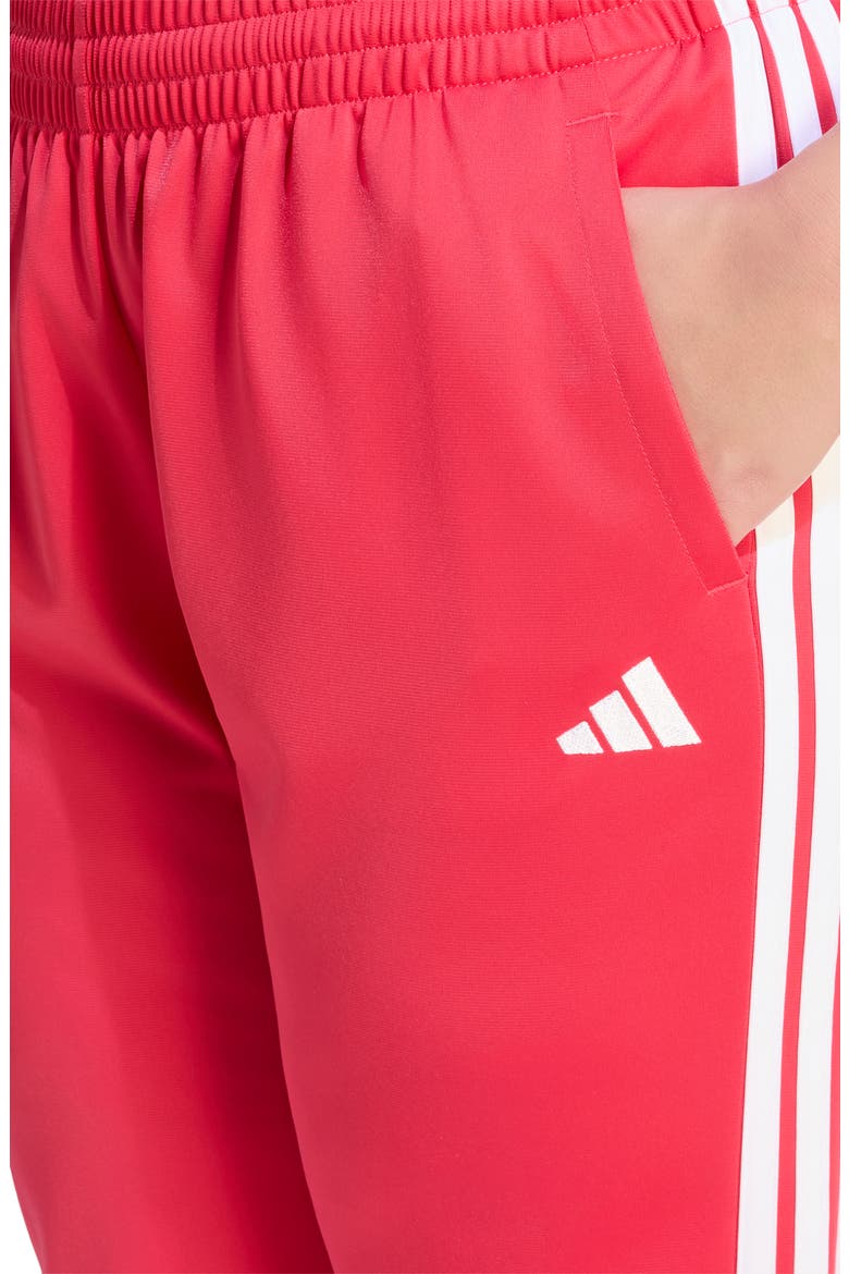Essentials 3-Stripes Tricot Track Pants, Alternate, color, POWER PINK