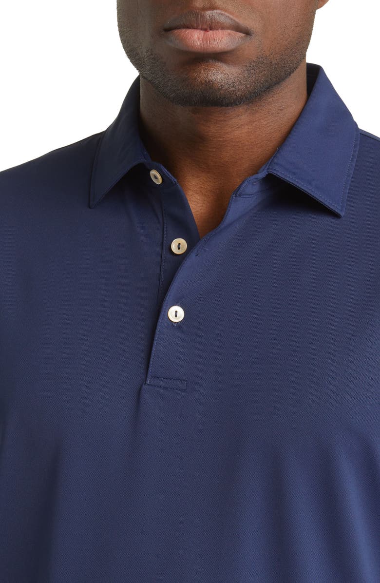 Peter Millar Solid Performance Polo, Alternate, color, Navy