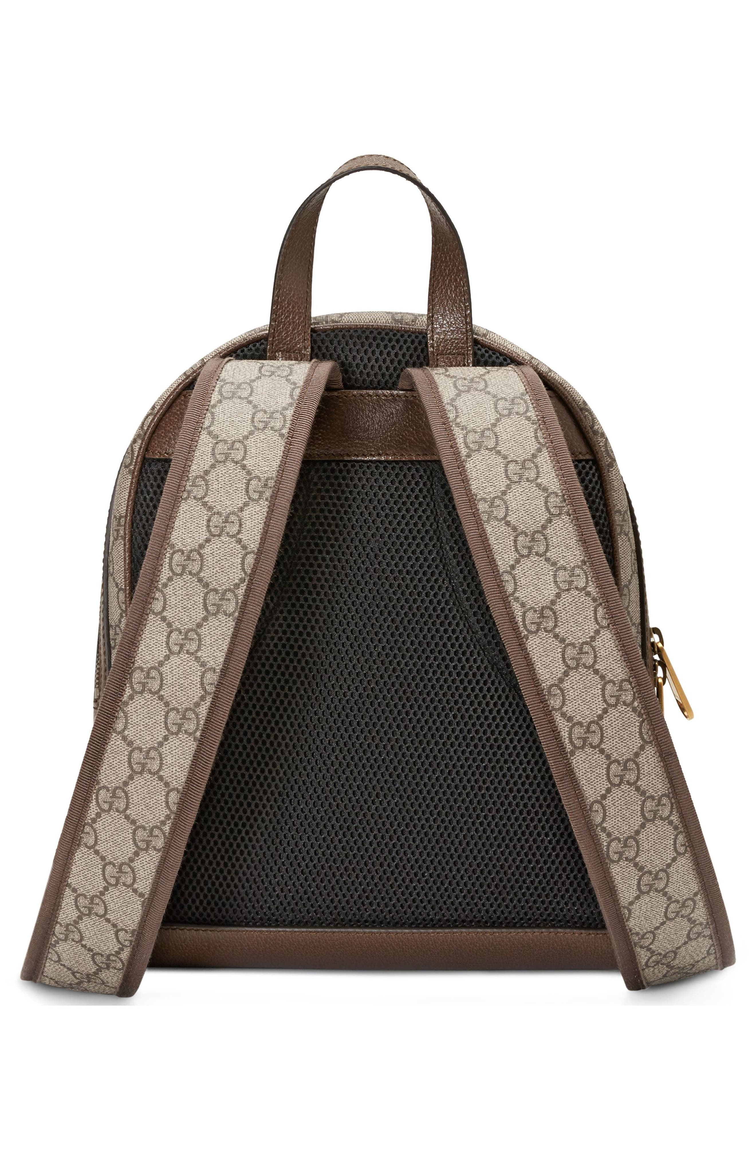 Gucci Small Ophidia GG Supreme Canvas Backpack, Alternate, color, 