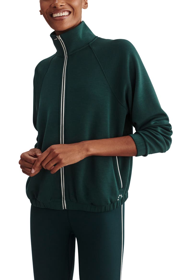 Magda Full Zip Sweatshirt, Alternate, color, PONDEROSA PINE