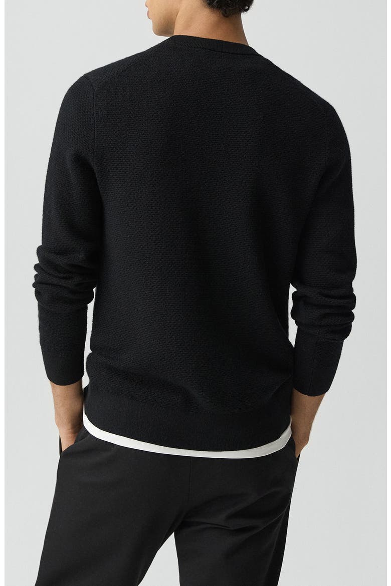 Maden T.Novo Crewneck Wool Sweater, Alternate, color, BLACK - 001
