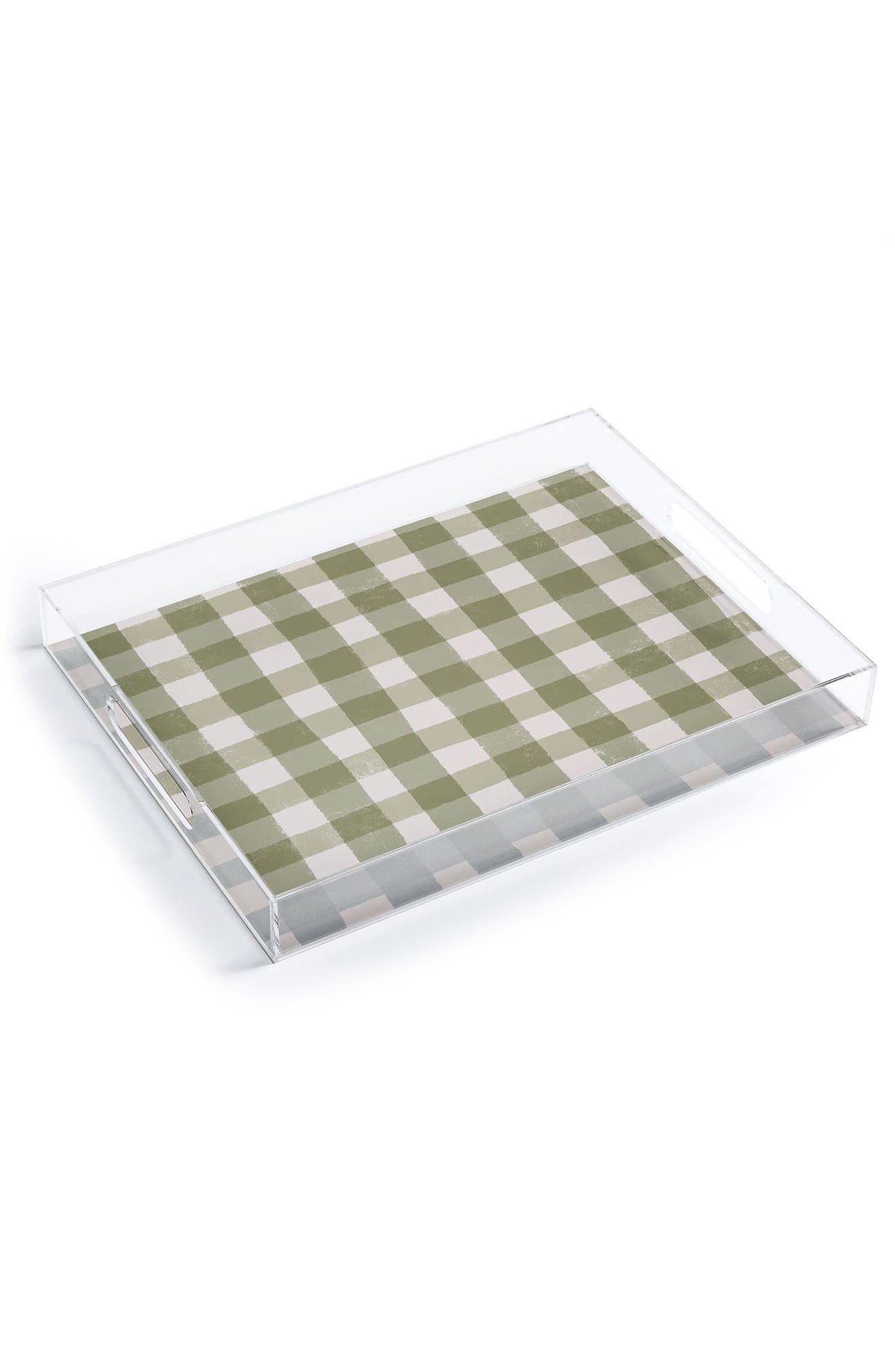 Menina Lisboa Plaid Acrylic Tray