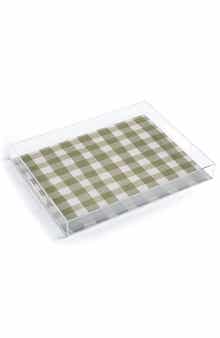 Menina Lisboa Plaid Acrylic Tray