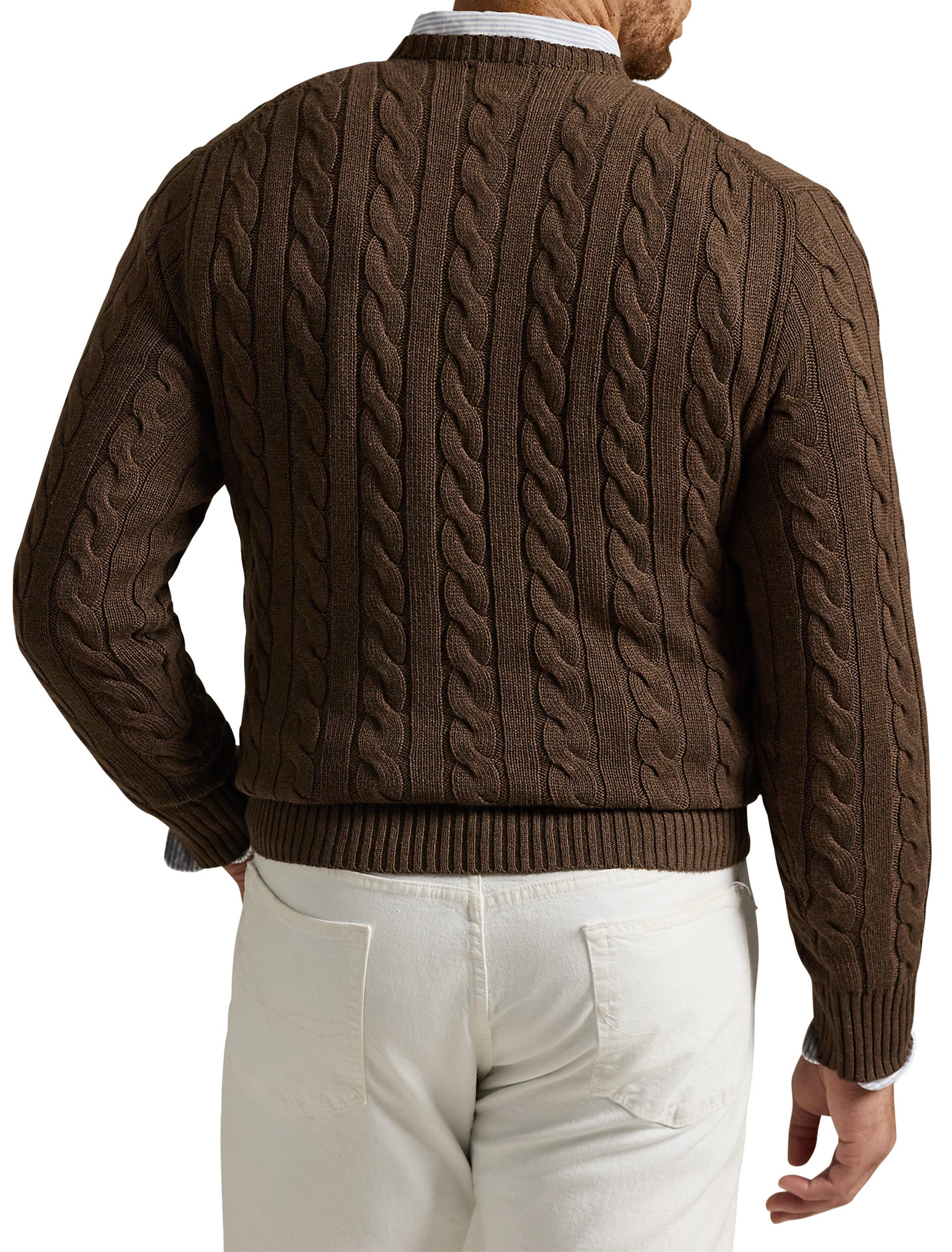 Big & Tall Cableknit Sweater - image 2
