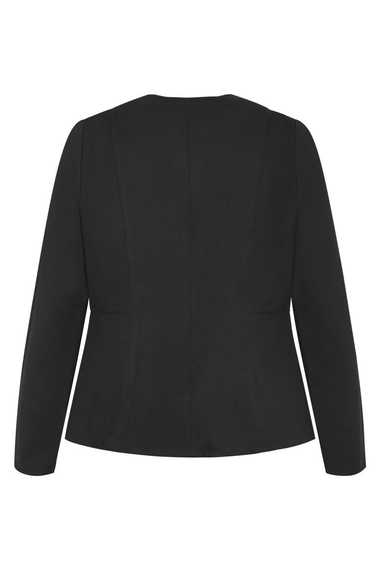 Peyton Ponte Jacket, Alternate, color, BLACK