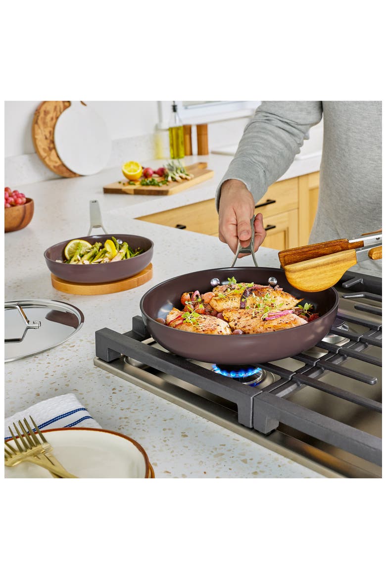Premier Ceramic Nonstick 8-Piece Cookware Set, Alternate, color, FOND