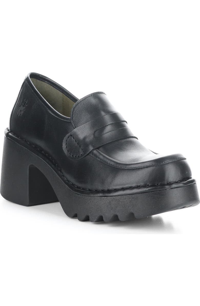 Fly London Muly Platform Penny Loafer, Main, color,