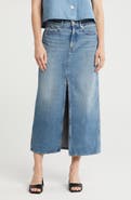 Madewell The Rilee Denim Midi Skirt