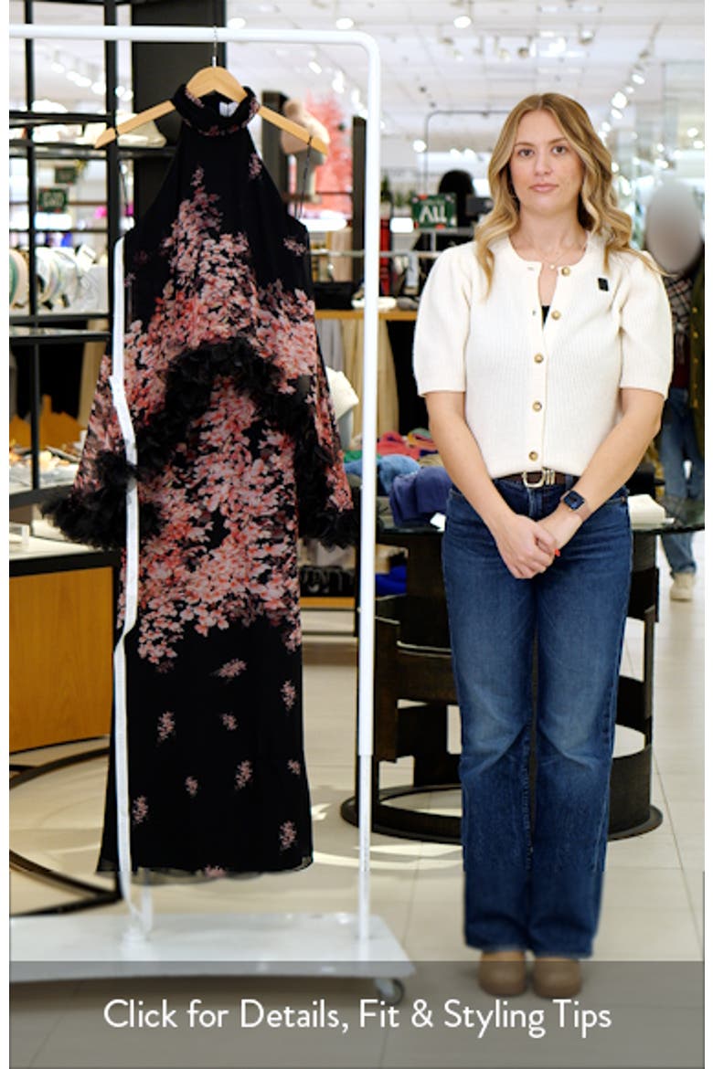 Tulsia Floral Georgette Gown video