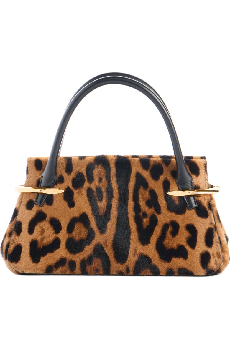 Givenchy Mini Pinch Genuine Calf Hair Top Handle Bag, Main, color, 007-Black/ Beige