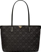 Tory Burch Small T Monogram Zip Tote