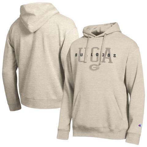 Men's Champion  Oatmeal Georgia Bulldogs All-Star Neutral Stack Hoodie