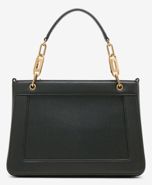 Karl Lagerfeld Paris Ivette Satchel In Black/gold