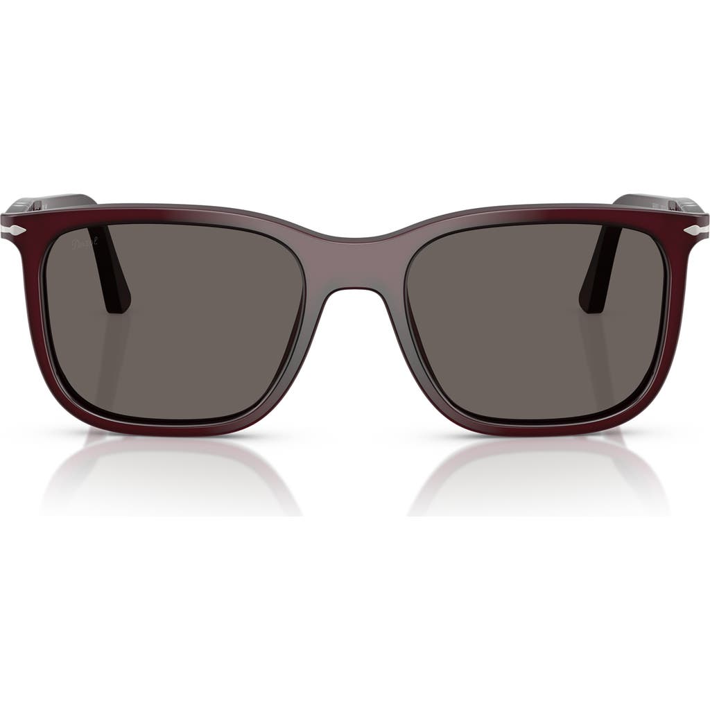 Persol 53mm Rectangular Sunglasses In Purple