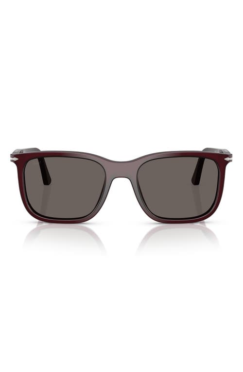 Persol 56mm Rectangular Sunglasses in Purple 