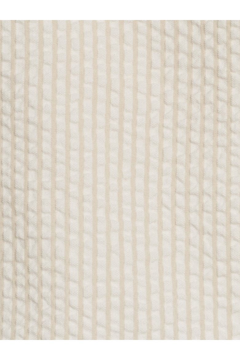Organic Landon Seesucker Button Down, Alternate, color, Dune Stripe