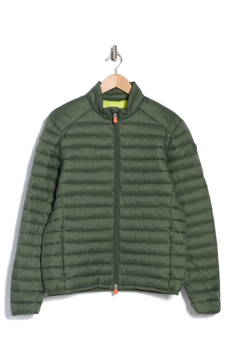 Save The Duck Alexander Quilted Water Resistant Insulated Puffer Jacket, Alternate, color, Dusty Olive