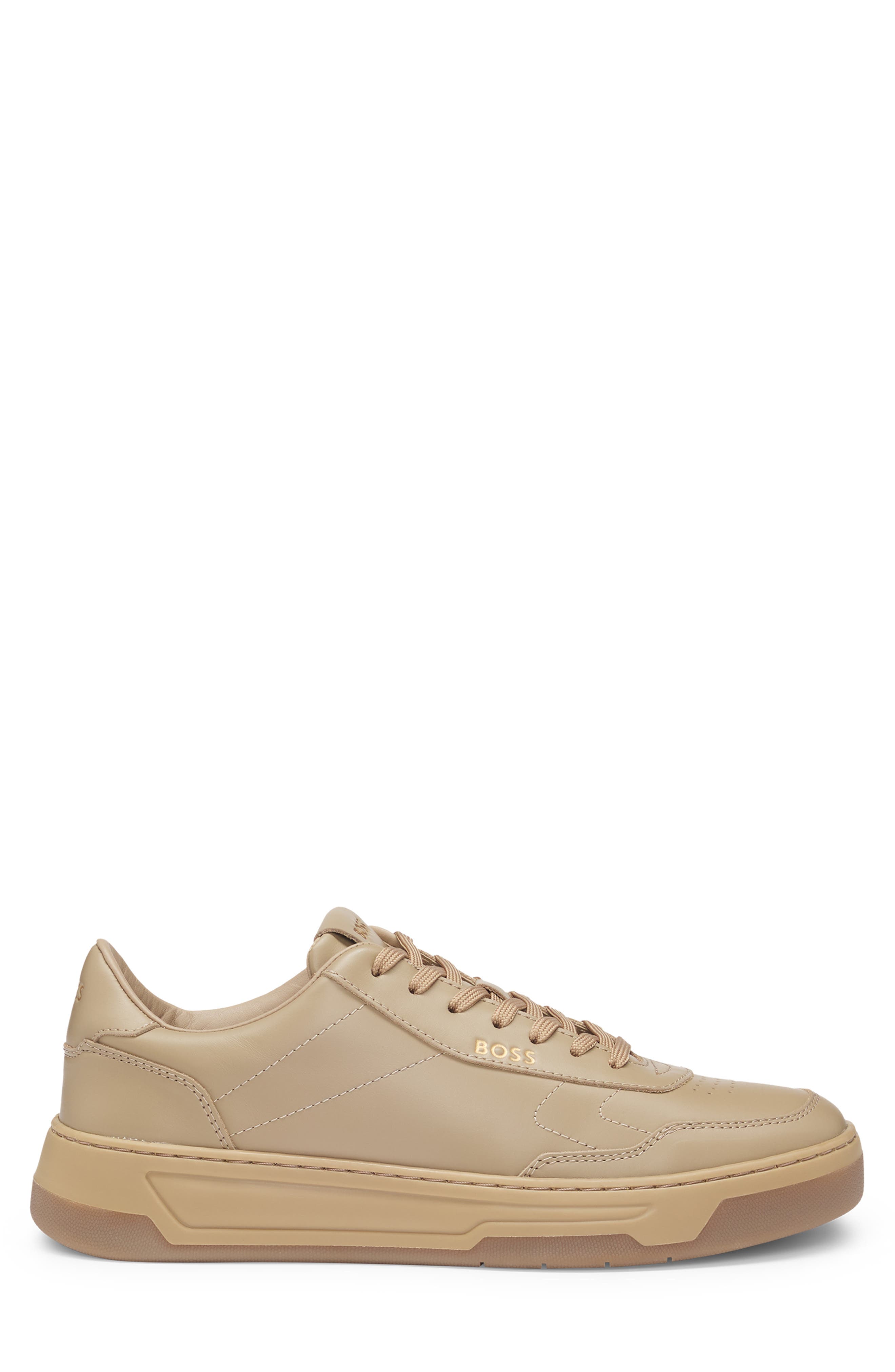 BOSS Baltimore Tennis Sneaker, Alternate, color, Medium Beige