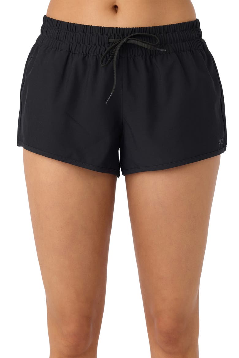 Balboa Saltwater Essentials Cover-Up Shorts, Main, color, BLACK