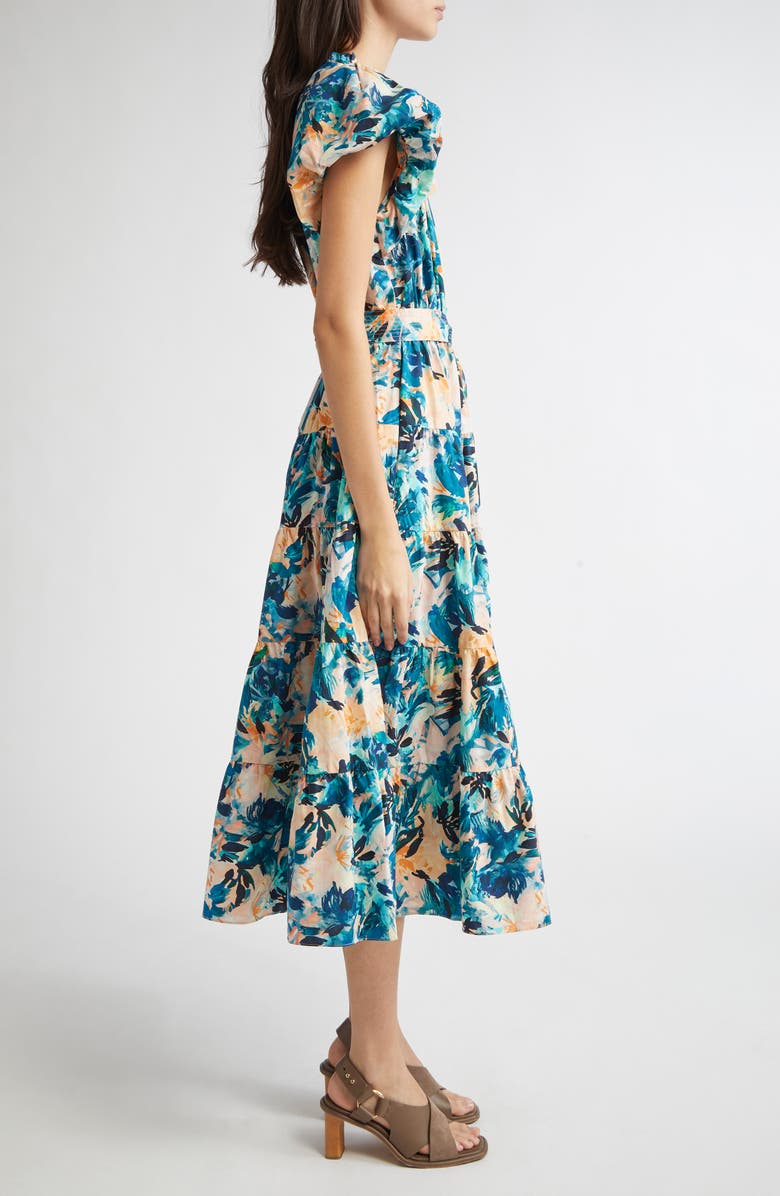 Ulla Johnson Ottilie Puff Sleeve Cotton Maxi Dress, Alternate, color, 