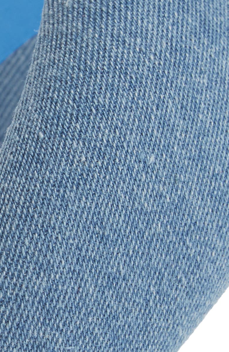 Ganni Washed Denim Headband, Alternate, color, 