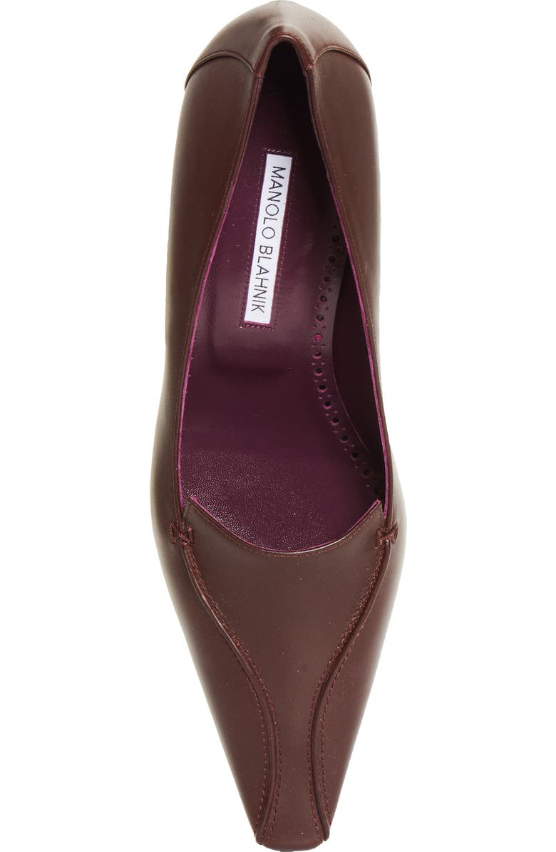 Manolo Blahnik Cleofelo Loafer Pump, Alternate, color, Dred 6025