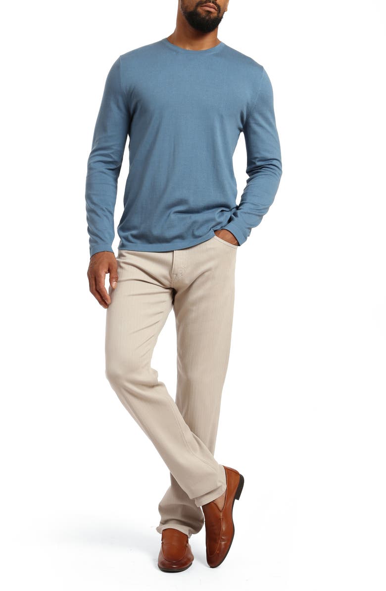 34 Heritage Courage Straight Leg Pants, Alternate, color, Oyster Herringbone