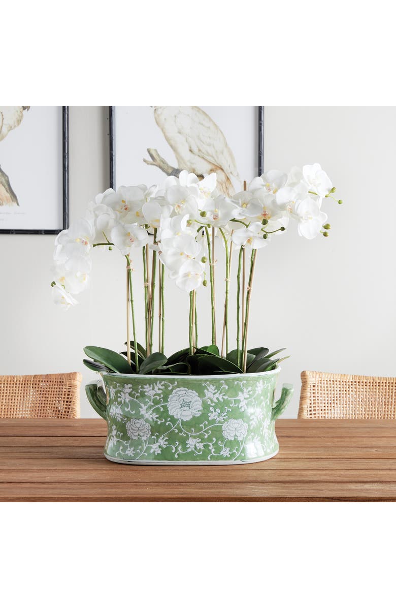 Napa Home & Garden Imperial Lotus Planter, Alternate, color, Green