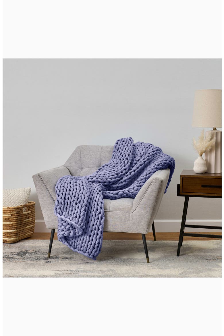 Tencel™ & Cotton Weighted Blanket, Alternate, color, SWEET LAVENDER