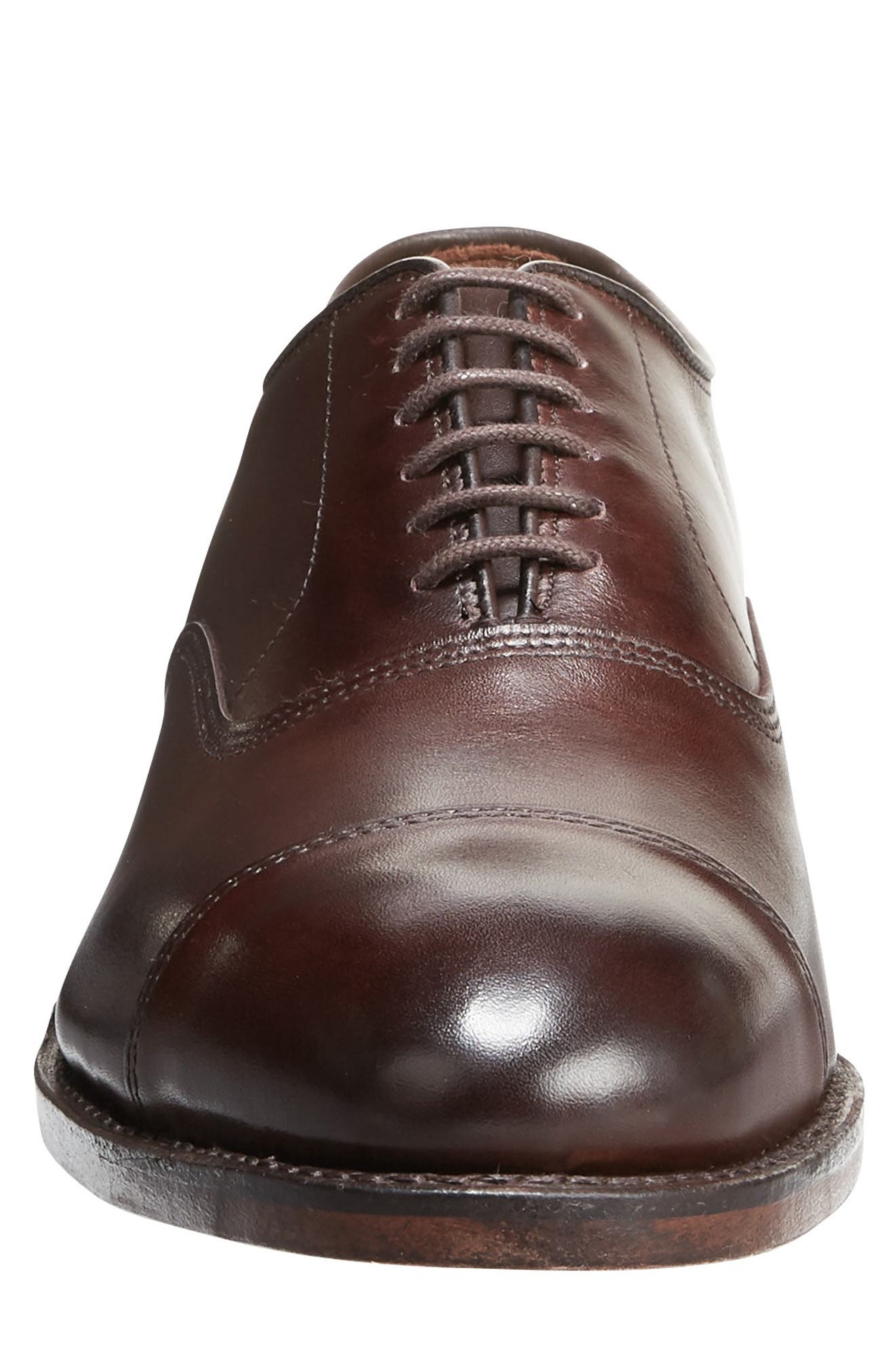 Allen Edmonds Park Avenue Cap Toe Oxford, Alternate, color, Mahogany