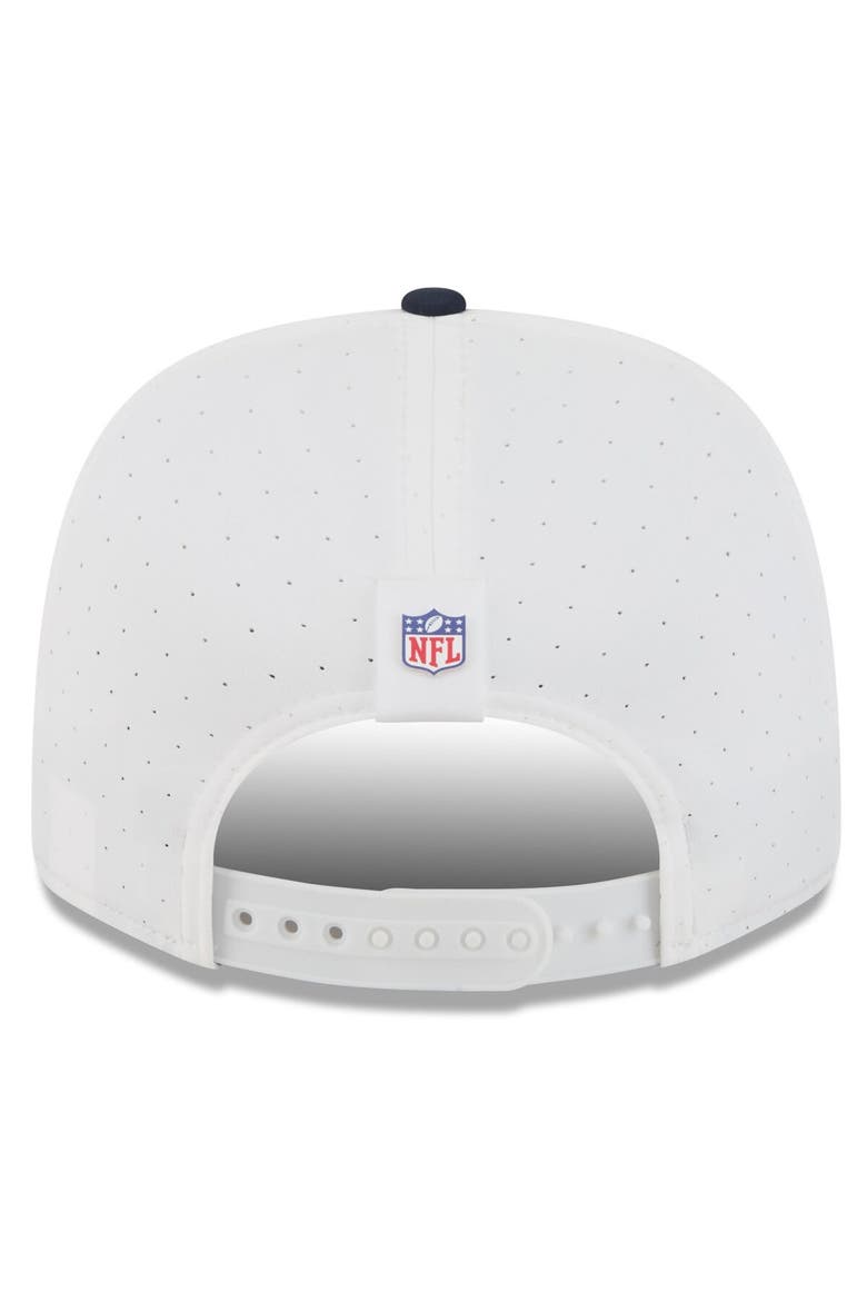 Men's New Era  White/Navy Dallas Cowboys 2025 NFL Training Camp 9SEVENTY Adjustable Hat, Alternate, color, White