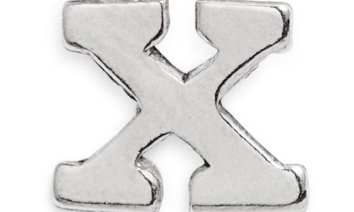 Nashelle Initial Pendant Necklace In Sterling Silver - X