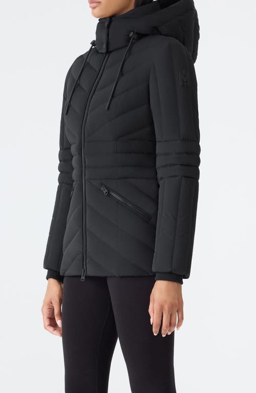 Mackage Nadia-sh Quilted Shearling Jacket In Black