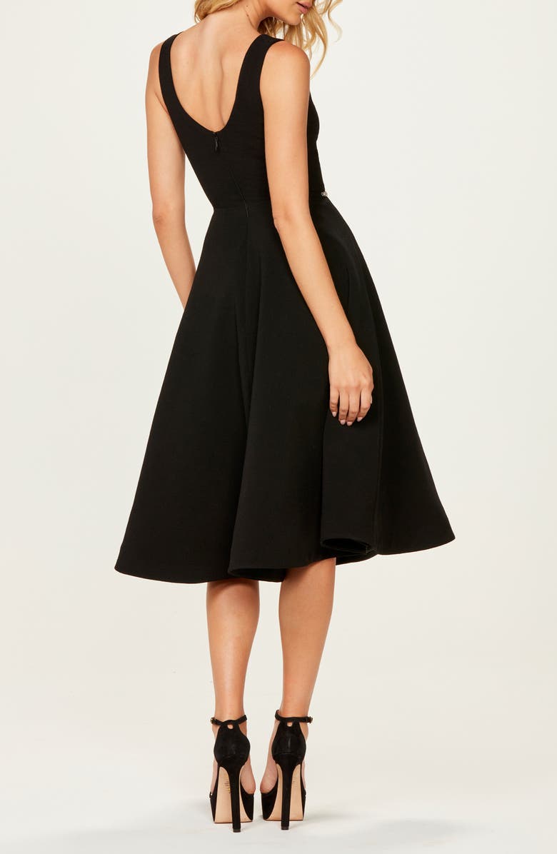 HELSI Helena Midi Cocktail Dress, Alternate, color, Black
