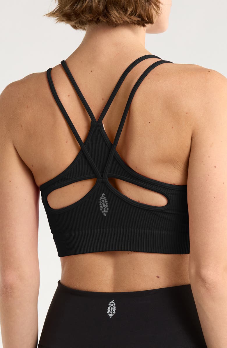 Free People FP Movement Free Throw Strappy Sports Bra, Alternate, color, 