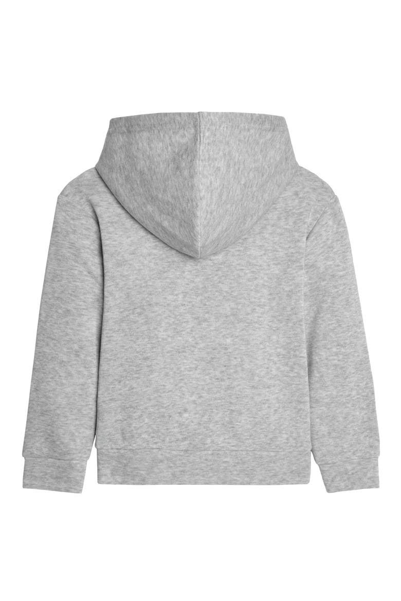 Kids' Essential Basic Hoodie, Alternate, color, GREY/ GREY