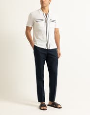 Orlebar Brown Keeling Classic Fit Cotton Silk Knitted Shirt
