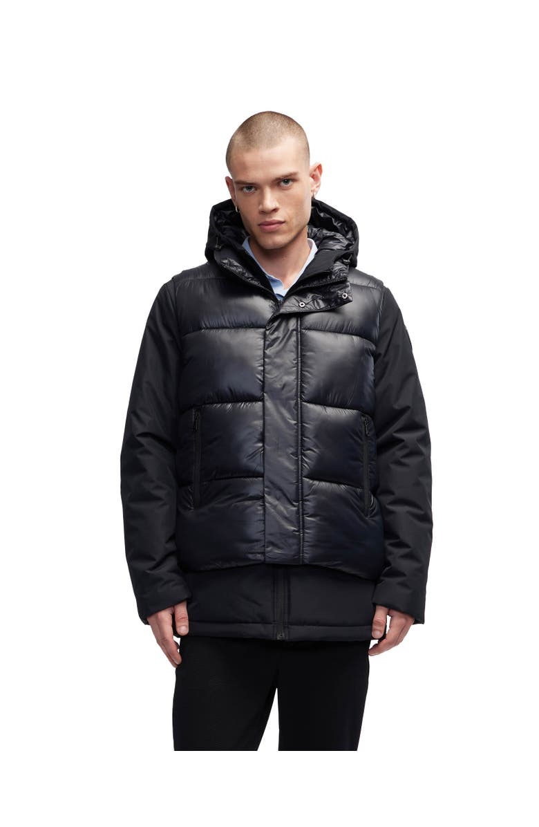 Pajar Men's Kiet 3 In 1 Padded Jacket with Inner Removable Lightweight Vest, Main, color, 