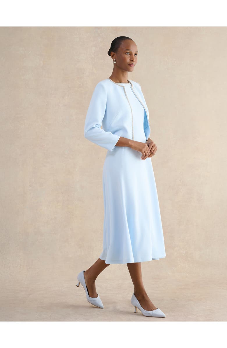 HOBBS LONDON Beatrix Embellished Jacket, Alternate, color, Pale Blue