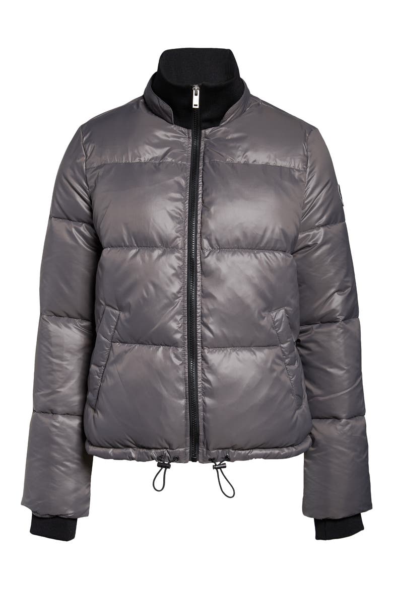 Izzie Water Repellent Puffer Jacket, Alternate, color, DARK GREY