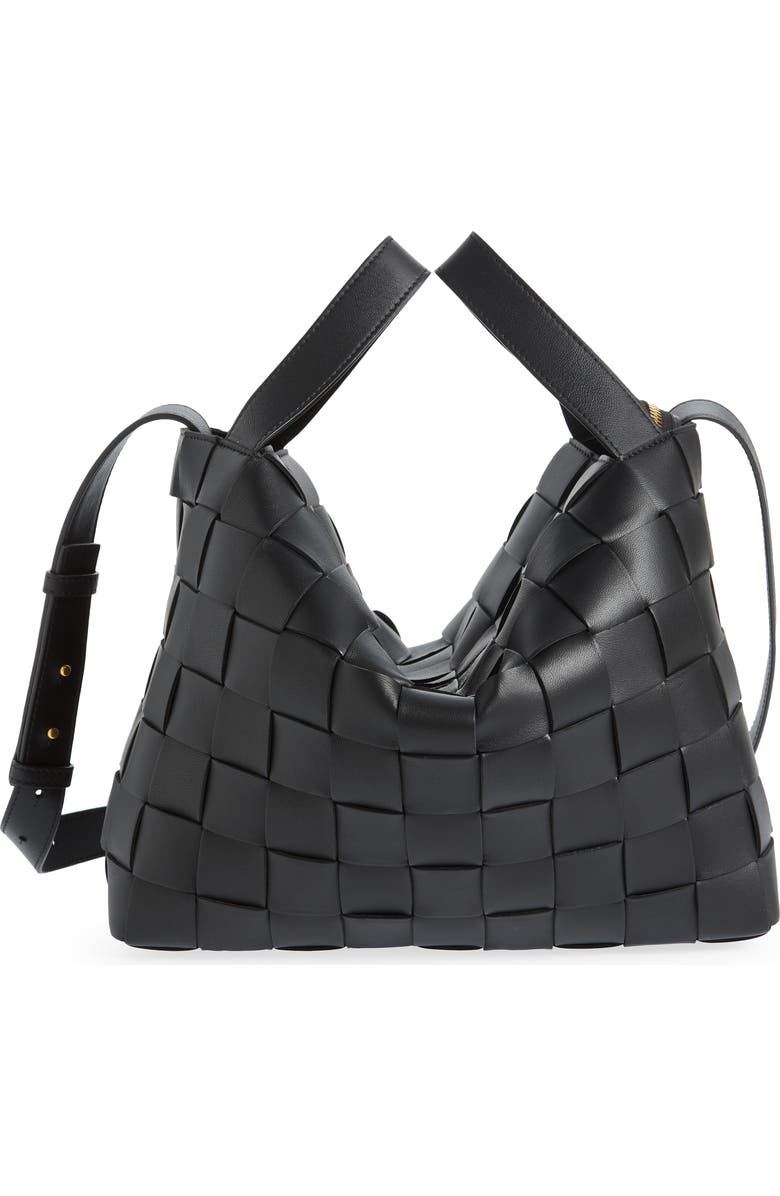 Bottega Veneta Cassette Bowling Intrecciato Leather Bag, Main, color,