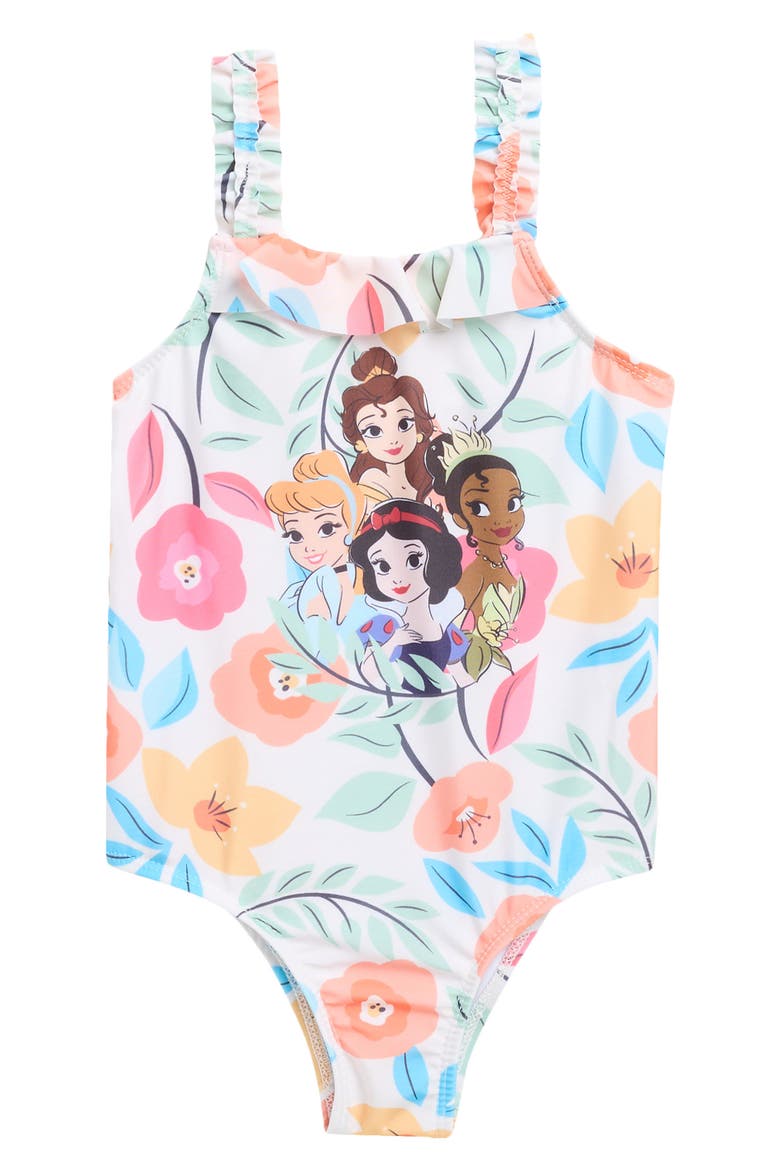 Disney Princess One-Piece Swimsuit, Main, color, MULTI