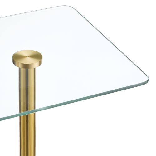 Idesign Square Drink Table In Transparent